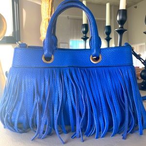 MILLY Essex Fringe Top-Handle Bag